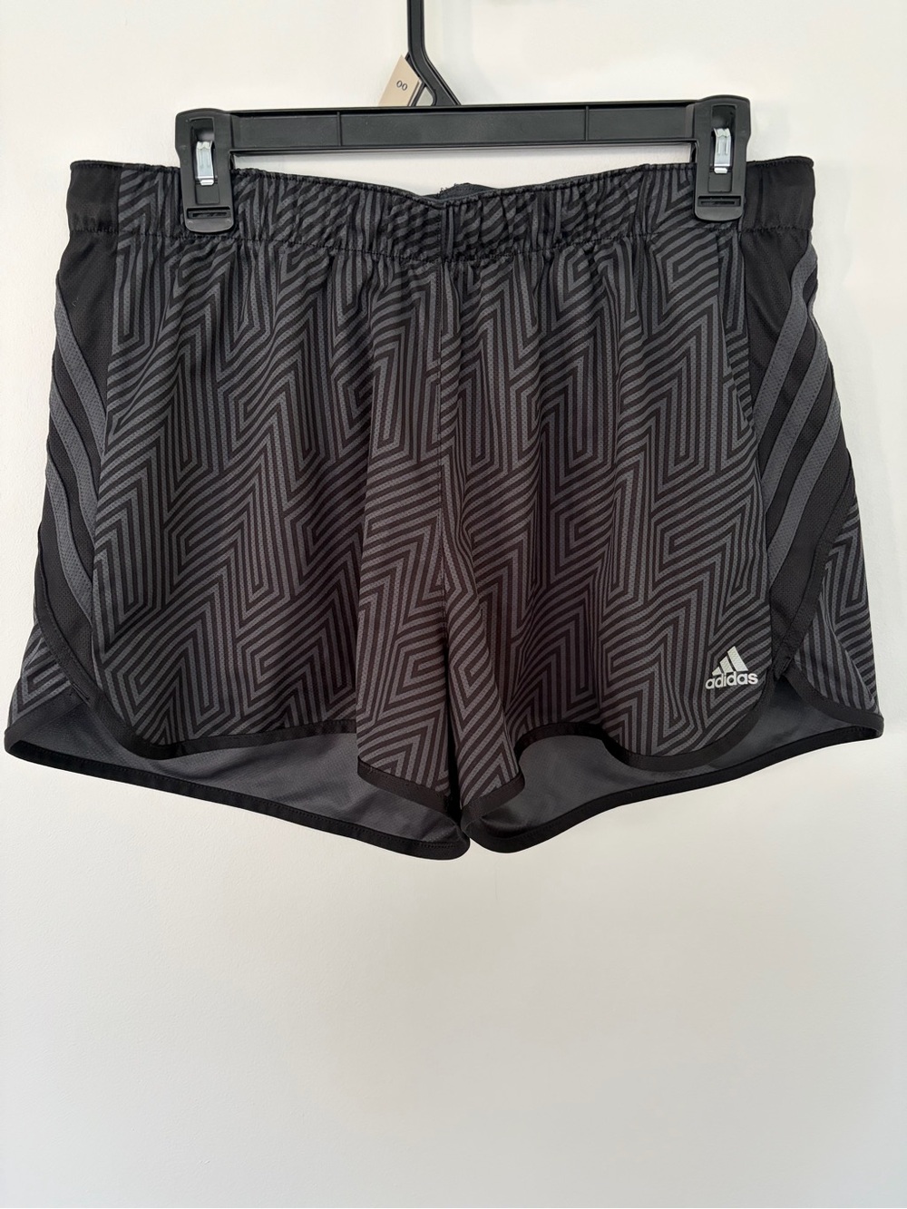 Adidas Women’s Black Geometric Running Shorts